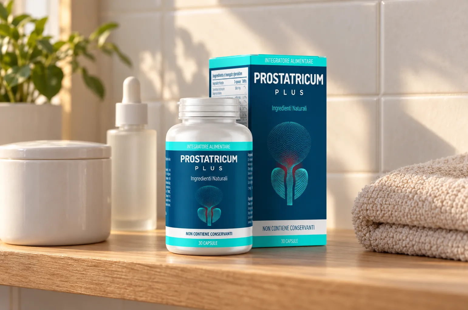 Prostatricum PLUS — Verpackung im Alltag