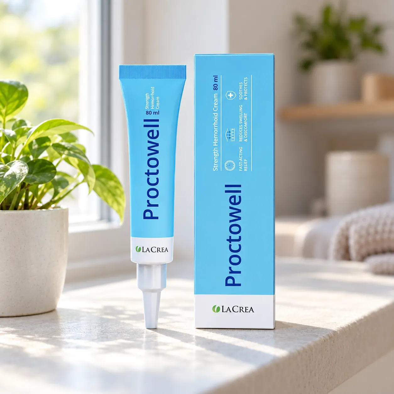 Proctowell — Verpackung im Alltag