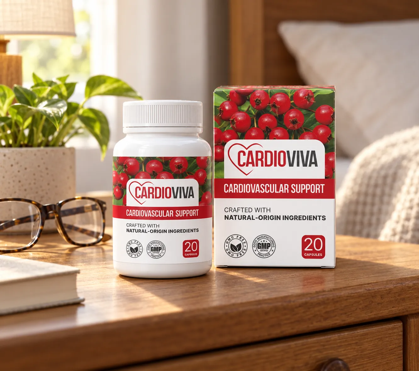 CardioViva — Verpackung im Alltag