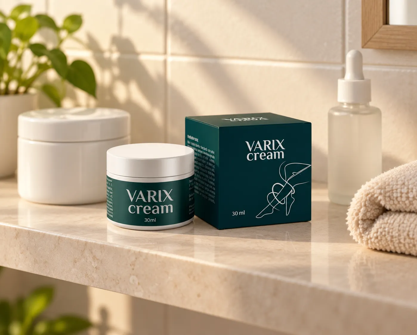 Varix cream — Verpackung im Alltag