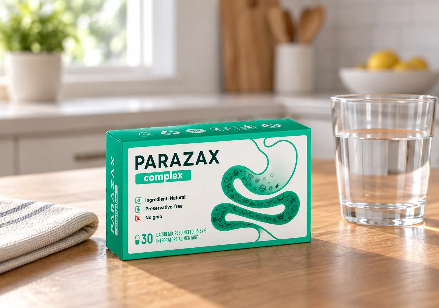 Parazax — Verpackung im Alltag
